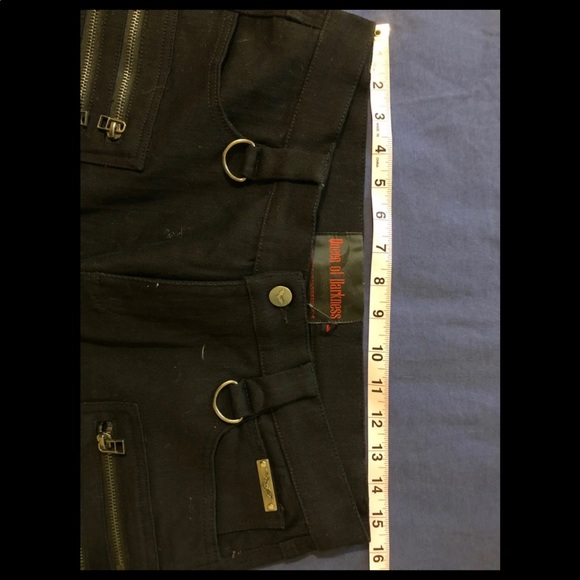 Queen Of Darkness Gothic Jeans Size 10 - Picture 6 of 8
